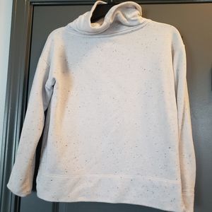 Loft White Cowl Sweatshirt